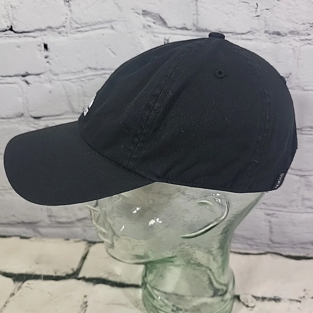 Adidas‎ Aeroready Hat Mens Black Mountain Logo 100% Cotton Strapback Ball Cap
